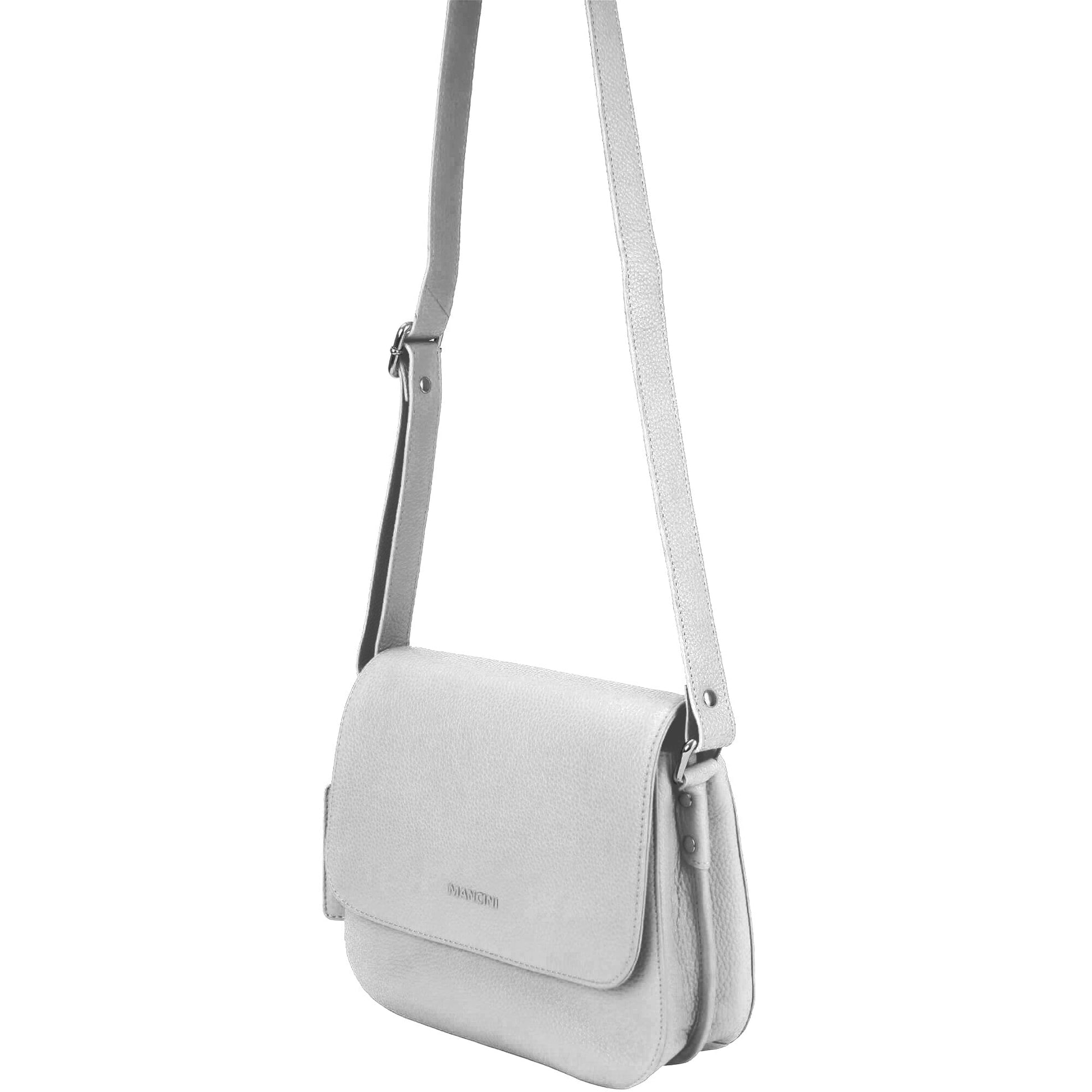Mancini Cross-Body Bag Mancini Pebbled Alison Crossbody Handbag