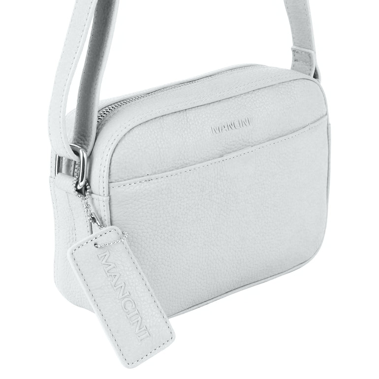 Mancini Cross-Body Bag Mancini Pebbled Clara Small Crossbody Bag
