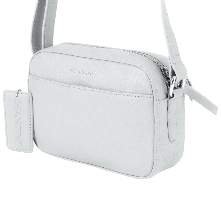 Mancini Cross-Body Bag Mancini Pebbled Clara Small Crossbody Bag