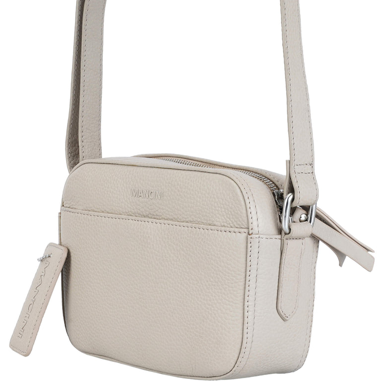 Mancini Cross-Body Bag Mancini Pebbled Clara Small Crossbody Bag