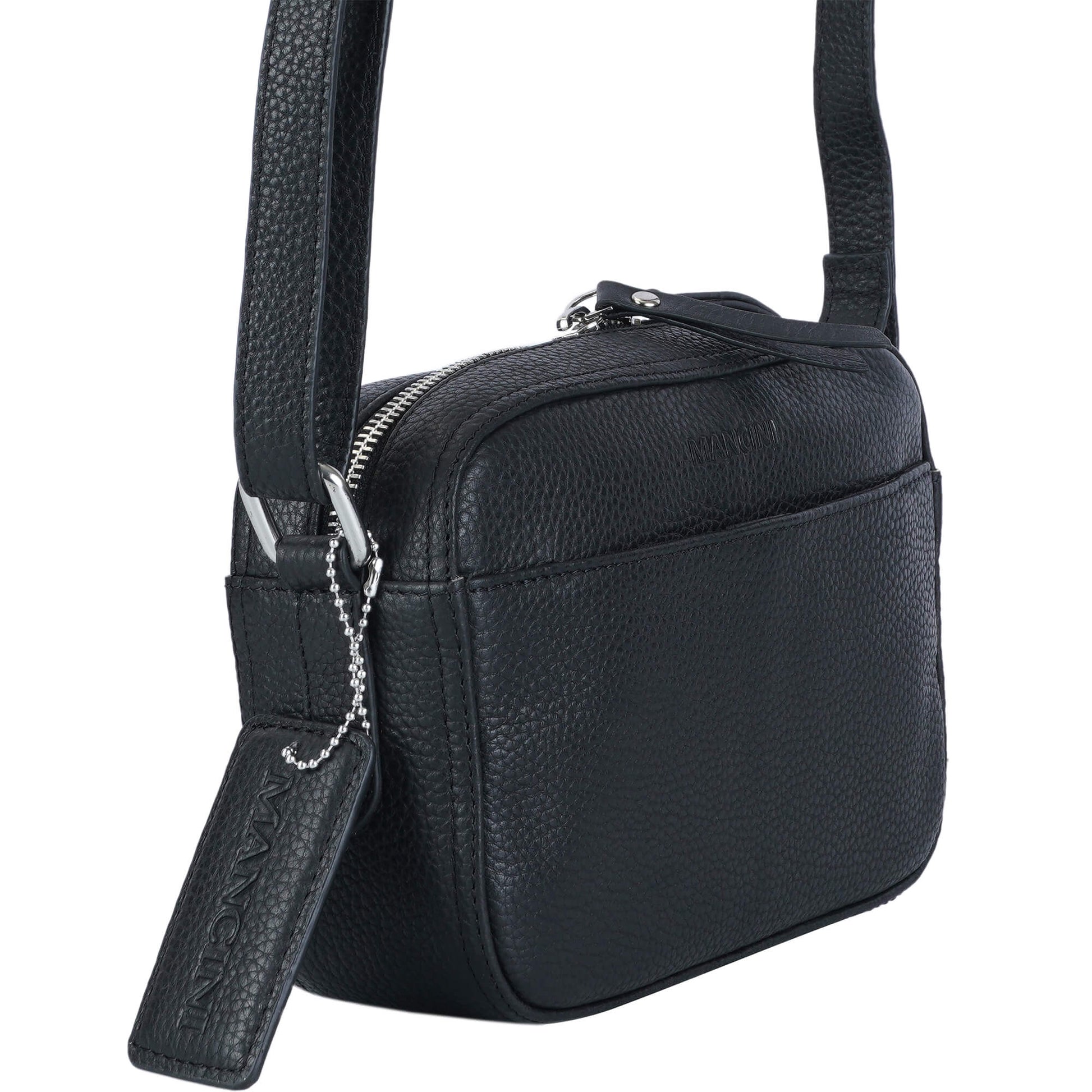 Mancini Cross-Body Bag Mancini Pebbled Clara Small Crossbody Bag