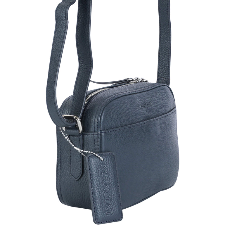 Mancini Cross-Body Bag Mancini Pebbled Clara Small Crossbody Bag