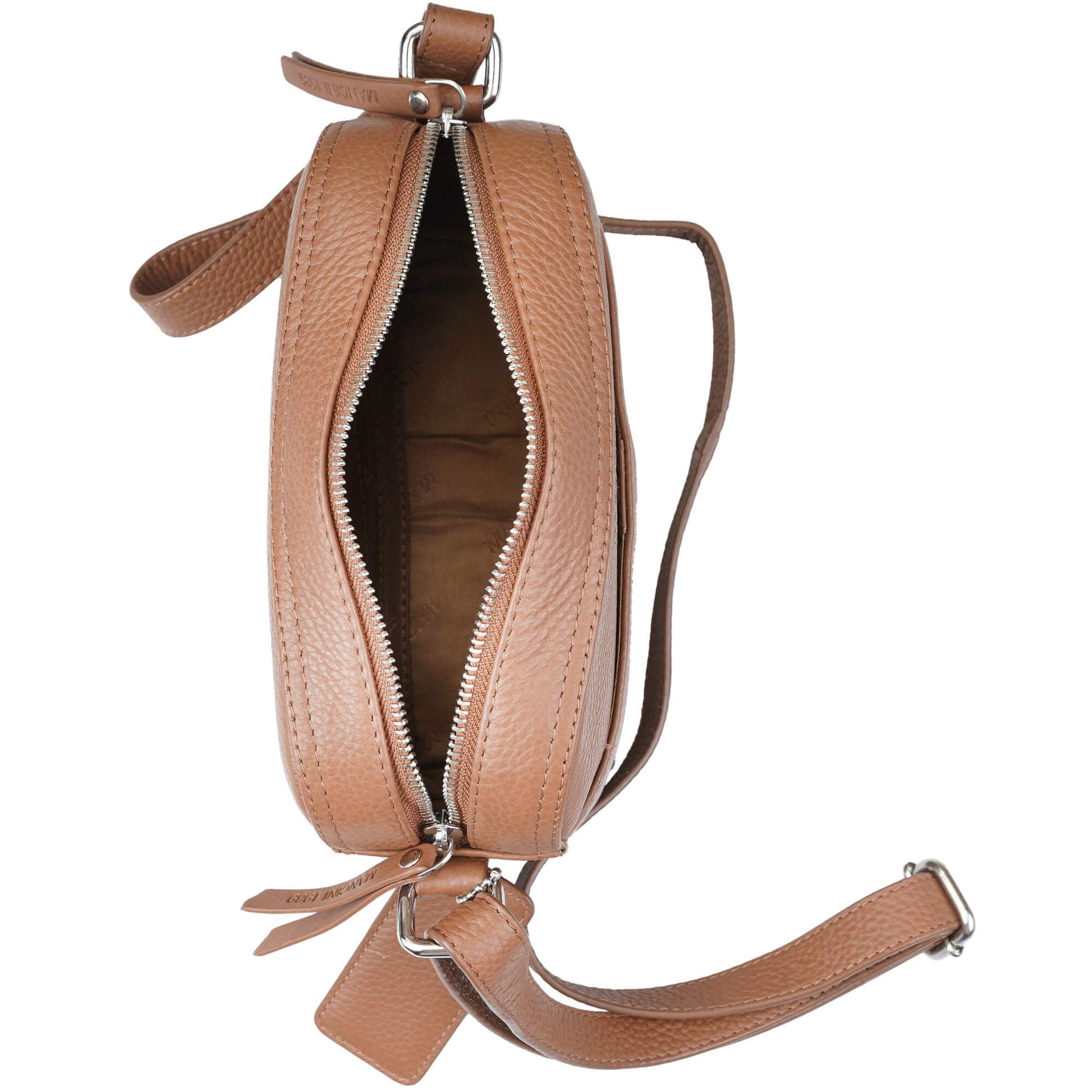 Mancini Cross-Body Bag Mancini Pebbled Clara Small Crossbody Bag