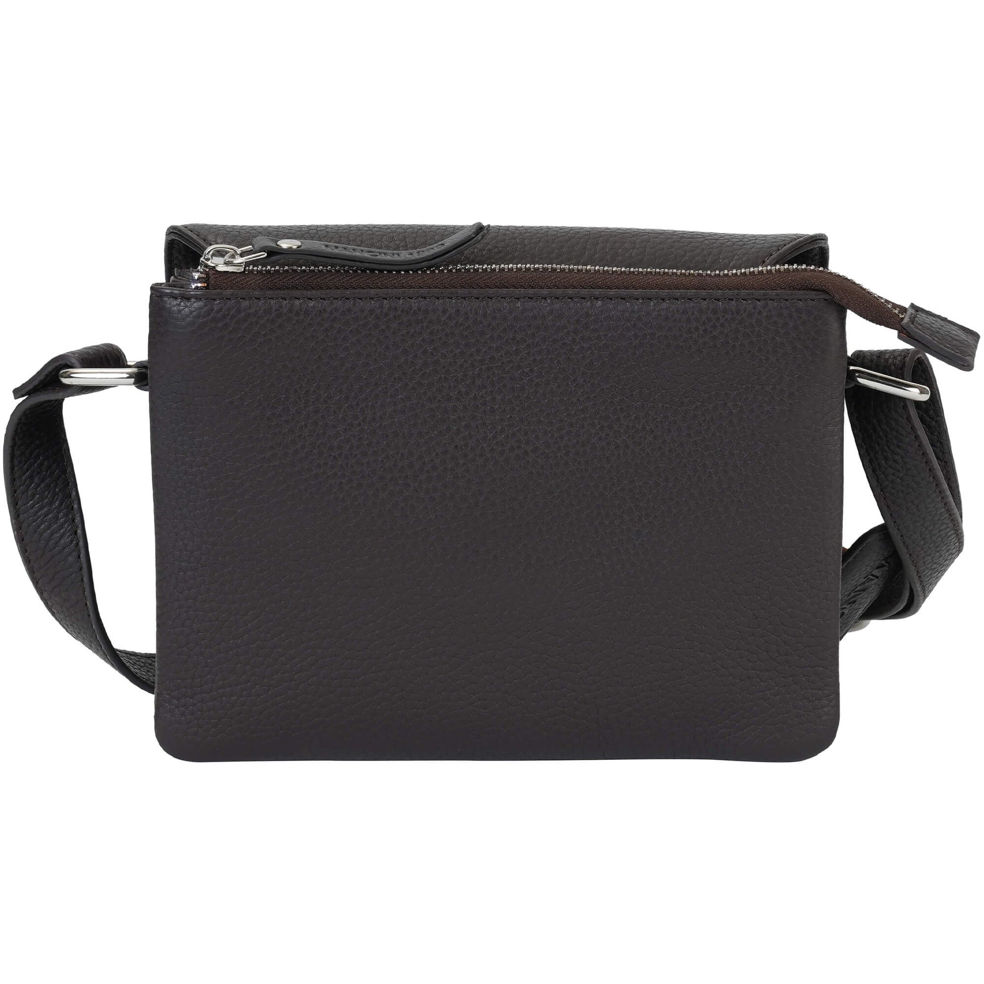 Mancini Cross-Body Bag Mancini Pebbled Connie Small Crossbody Handbag