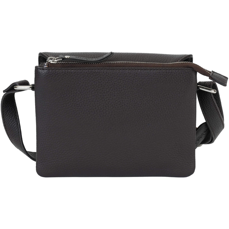 Mancini Cross-Body Bag Mancini Pebbled Connie Small Crossbody Handbag