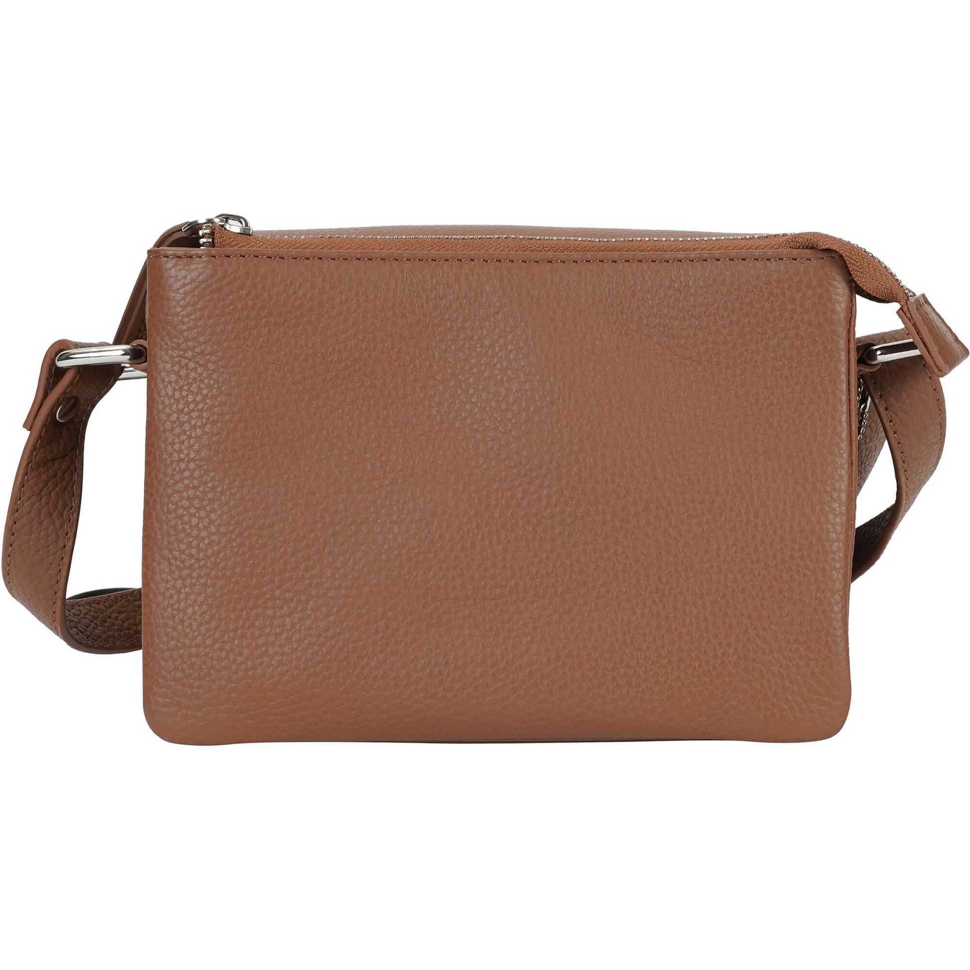 Mancini Cross-Body Bag Mancini Pebbled Connie Small Crossbody Handbag