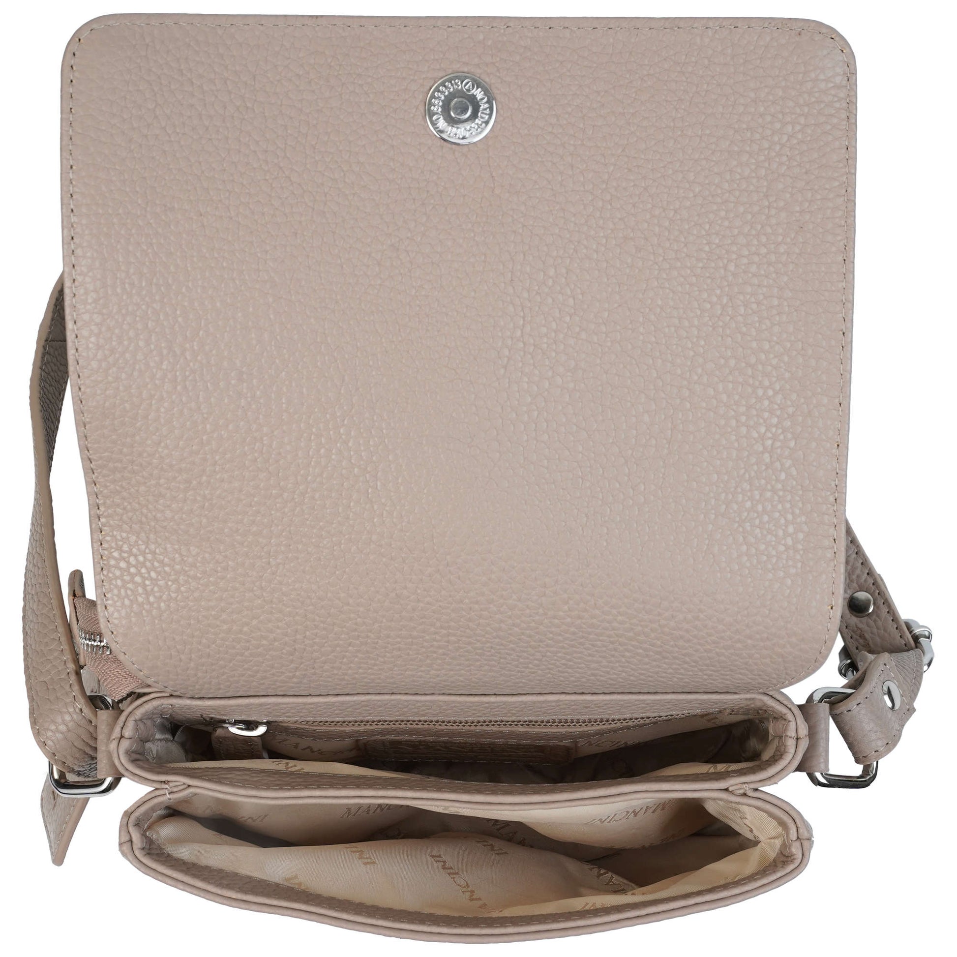Mancini Cross-Body Bag Mancini Pebbled Connie Small Crossbody Handbag