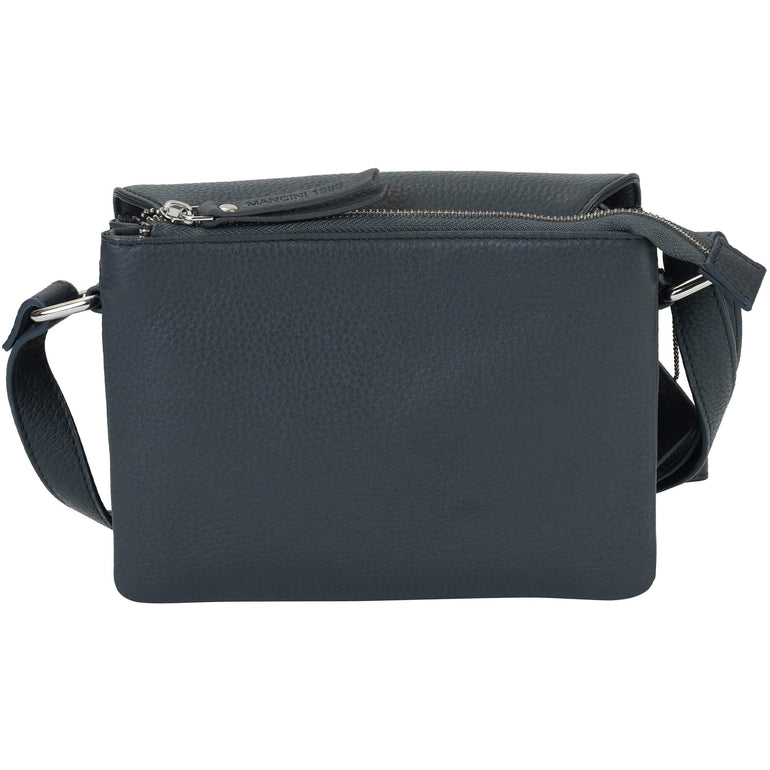 Mancini Cross-Body Bag Mancini Pebbled Connie Small Crossbody Handbag