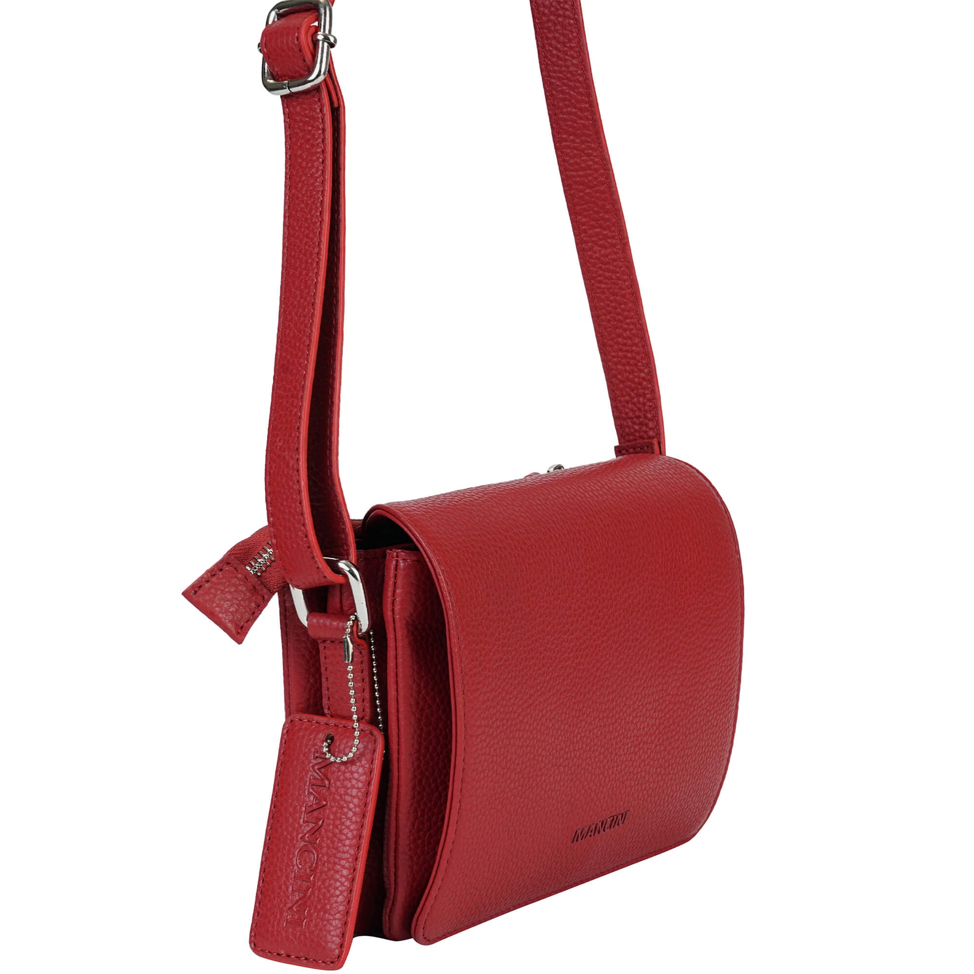 Mancini Cross-Body Bag Mancini Pebbled Connie Small Crossbody Handbag