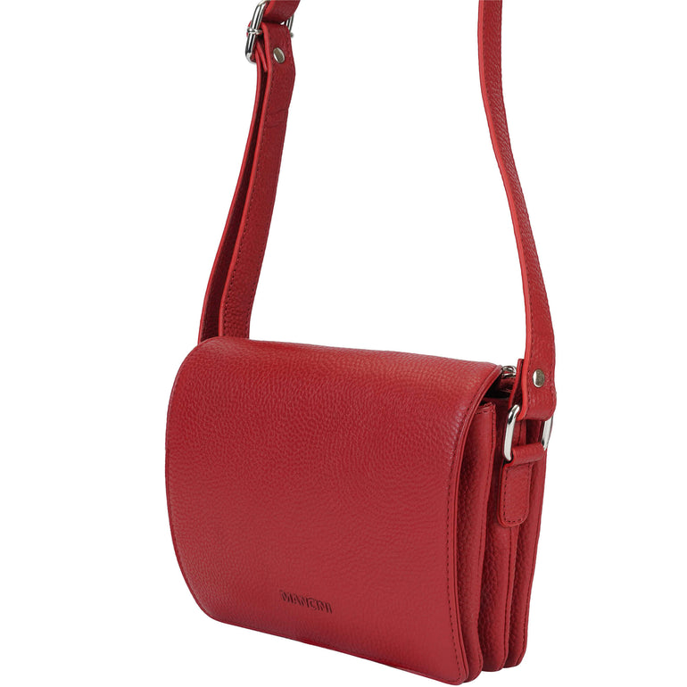 Mancini Cross-Body Bag Mancini Pebbled Connie Small Crossbody Handbag
