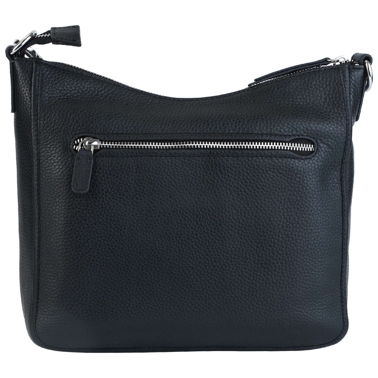 Mancini Cross-Body Bag Mancini Pebbled Elizabeth Crossbody Handbag