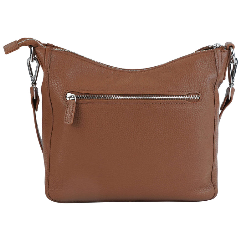 Mancini Cross-Body Bag Mancini Pebbled Elizabeth Crossbody Handbag