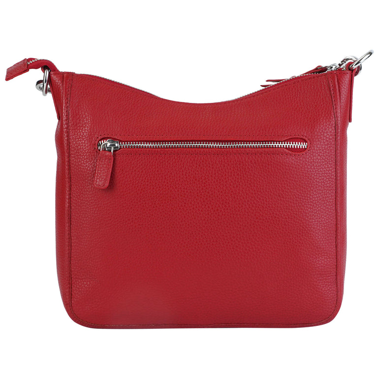 Mancini Cross-Body Bag Mancini Pebbled Elizabeth Crossbody Handbag