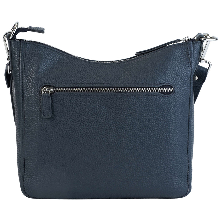 Mancini Cross-Body Bag Mancini Pebbled Elizabeth Crossbody Handbag