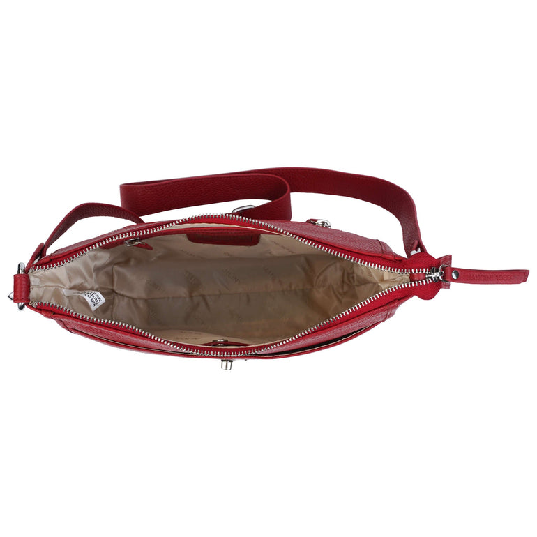 Mancini Cross-Body Bag Mancini Pebbled Elizabeth Crossbody Handbag