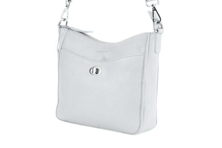 Mancini Cross-Body Bag Mancini Pebbled Elizabeth Crossbody Handbag