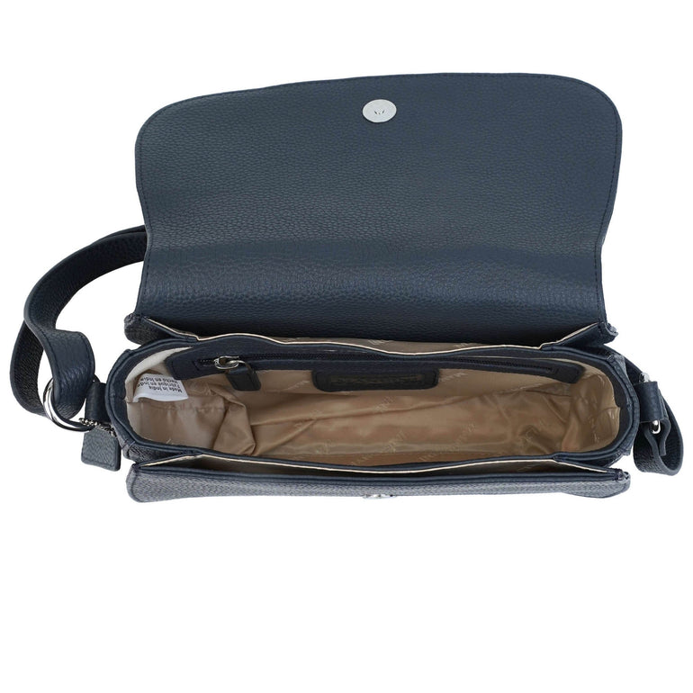 Mancini Cross-Body Bag Mancini Pebbled Isabella Crossbody Handbag