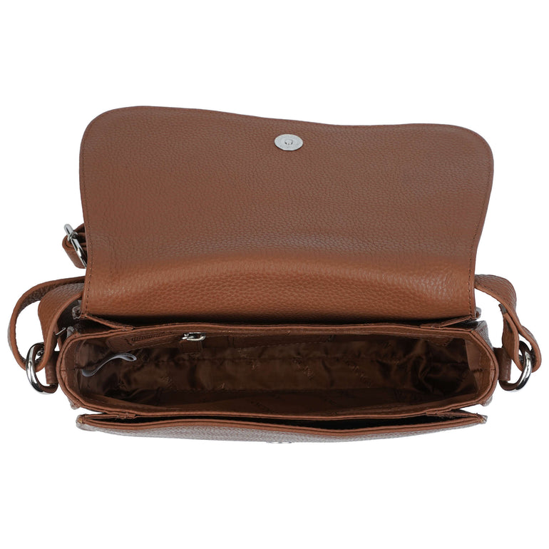 Mancini Cross-Body Bag Mancini Pebbled Isabella Crossbody Handbag