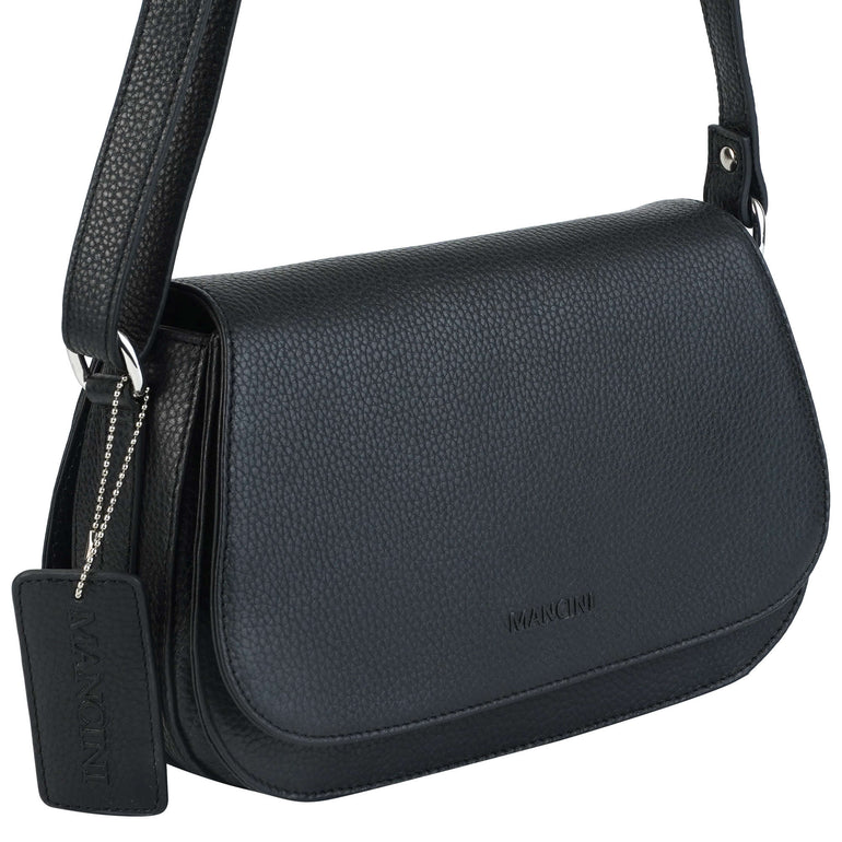 Mancini Cross-Body Bag Mancini Pebbled Isabella Crossbody Handbag