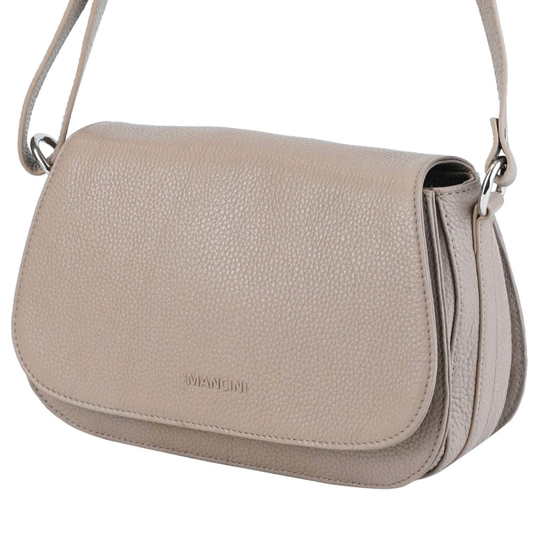 Mancini Cross-Body Bag Mancini Pebbled Isabella Crossbody Handbag