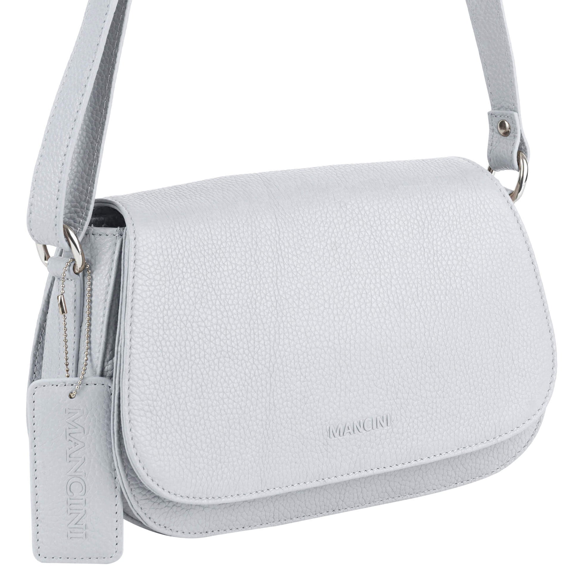 Mancini Cross-Body Bag Mancini Pebbled Isabella Crossbody Handbag