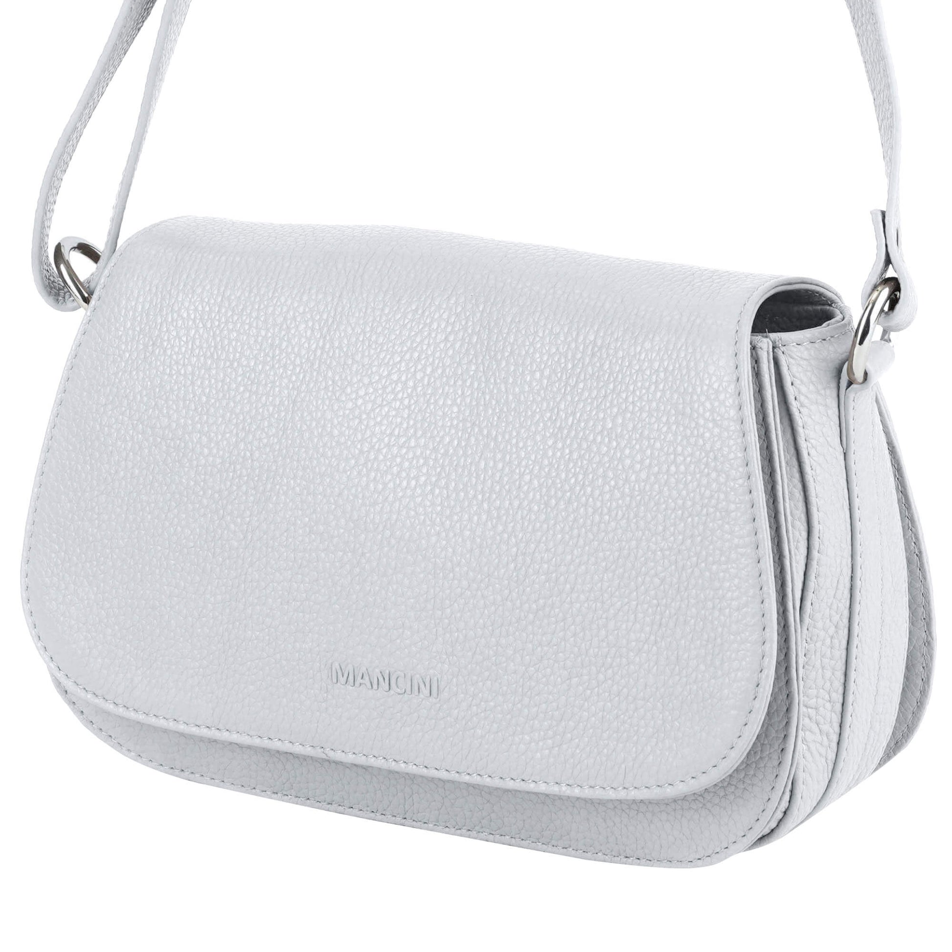 Mancini Cross-Body Bag Mancini Pebbled Isabella Crossbody Handbag