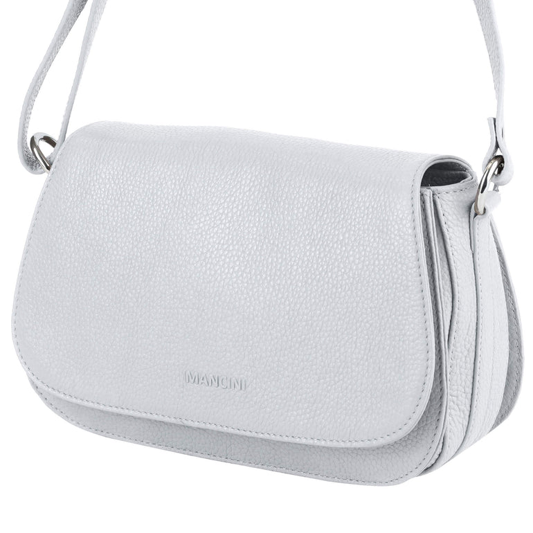 Mancini Cross-Body Bag Mancini Pebbled Isabella Crossbody Handbag