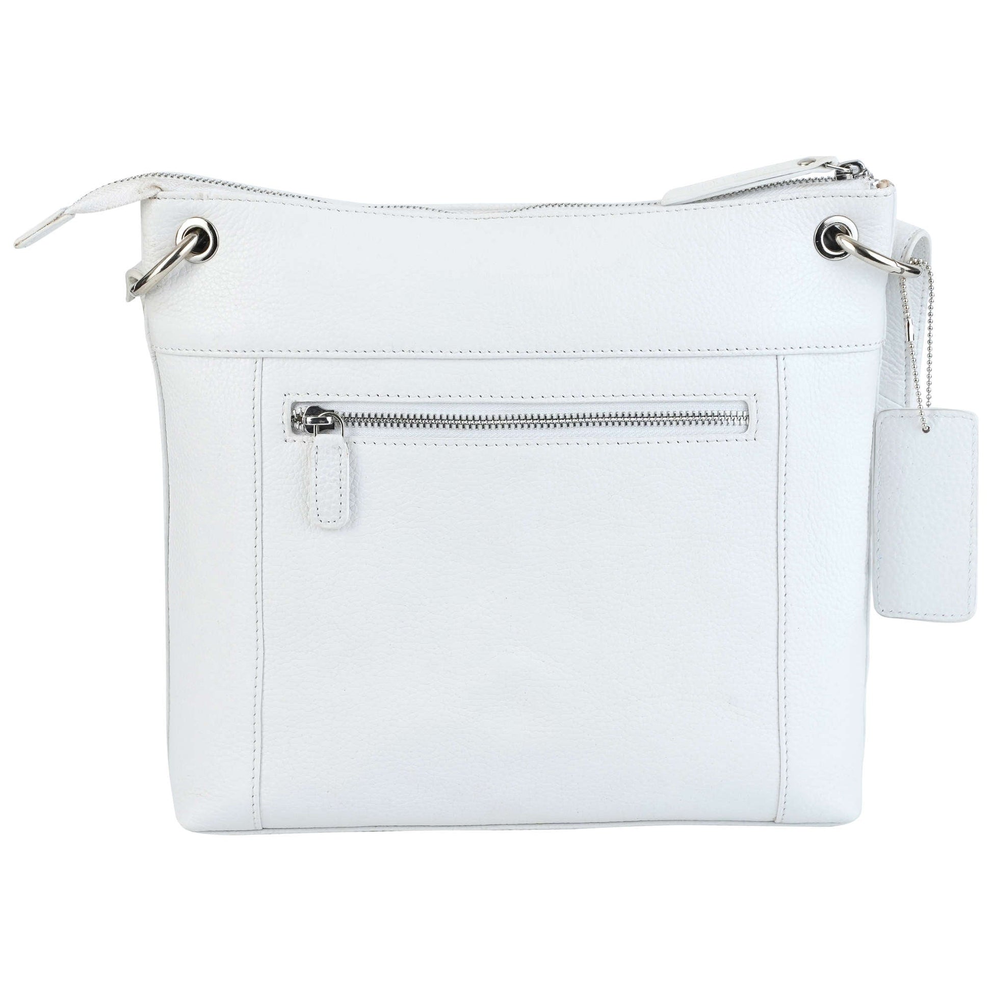 Mancini Cross-Body Bag Mancini Pebbled Trish Crossbody Handbag with Organizer