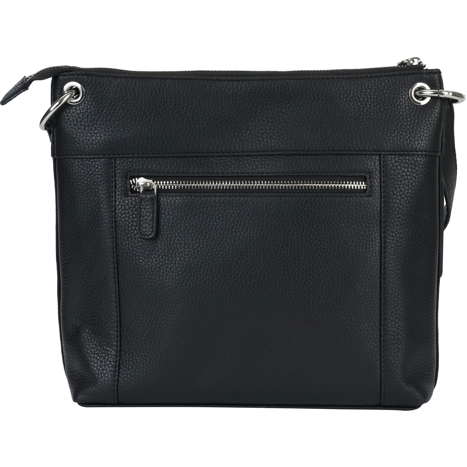 Mancini Cross-Body Bag Mancini Pebbled Trish Crossbody Handbag with Organizer
