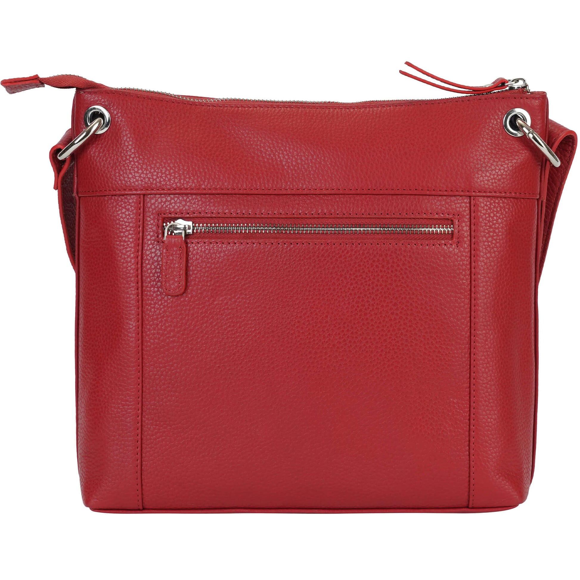 Mancini Cross-Body Bag Mancini Pebbled Trish Crossbody Handbag with Organizer