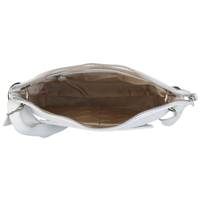 Mancini Cross-Body Bag Mancini Pebbled Trish Crossbody Handbag with Organizer