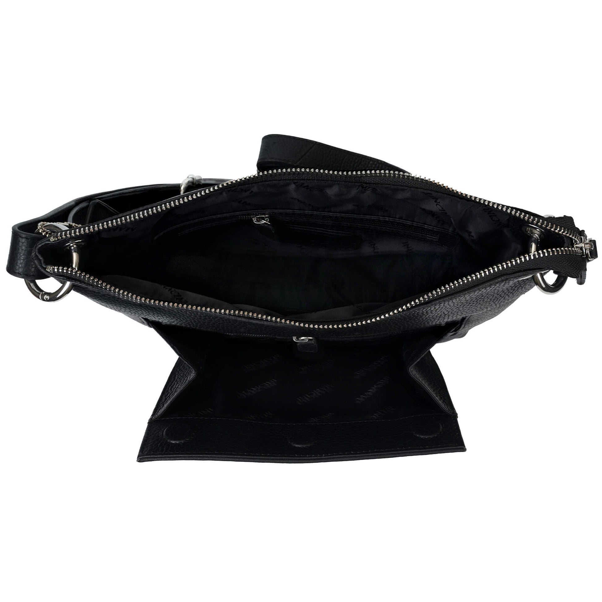 Mancini Cross-Body Bag Mancini Pebbled Trish Crossbody Handbag with Organizer