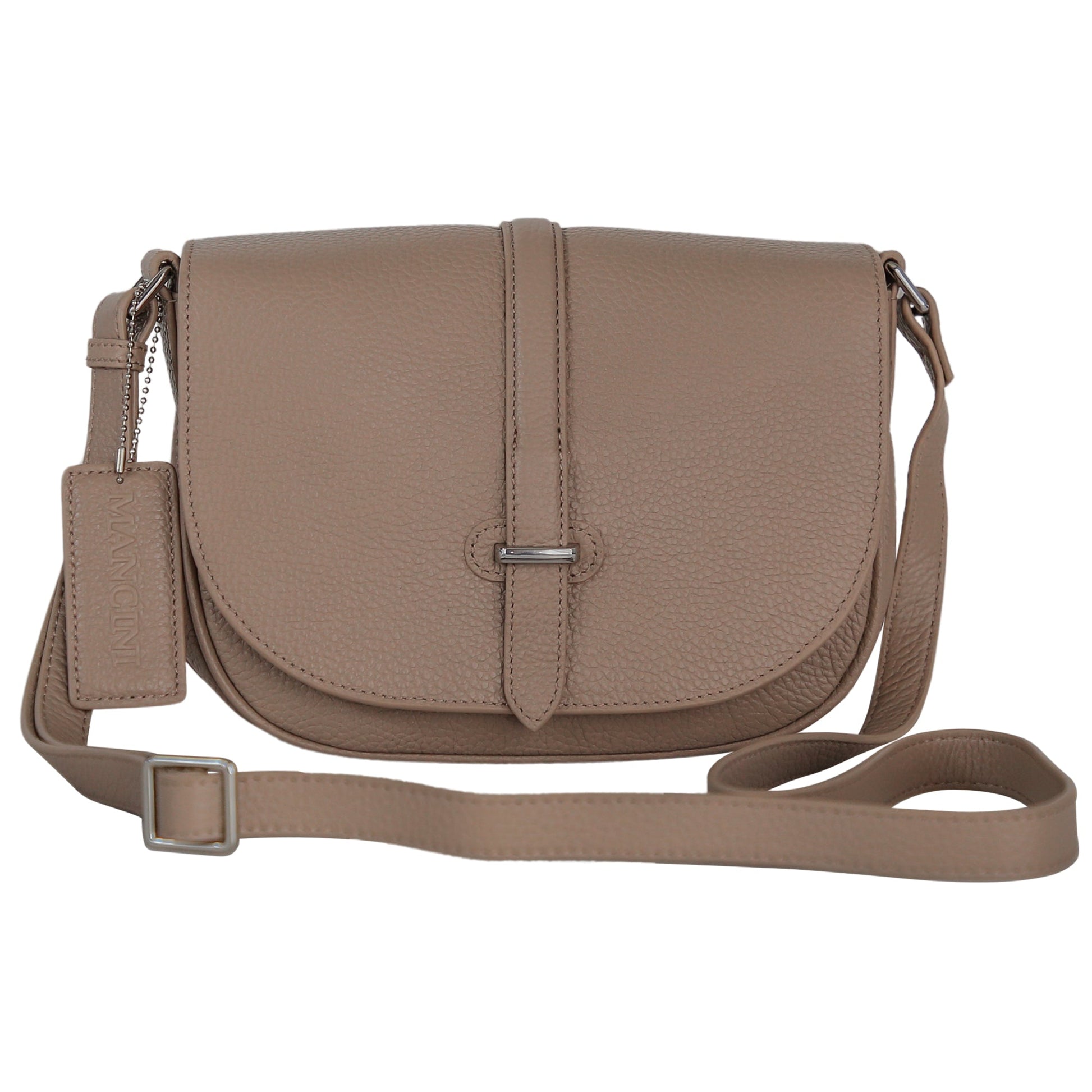 Mancini Cross-Body Bag Mushroom Mancini Lisa Crossbody Handbag