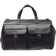Mancini Duffles Black Mancini Buffalo Dowel Rod Duffle Bag for Carry-On Travel