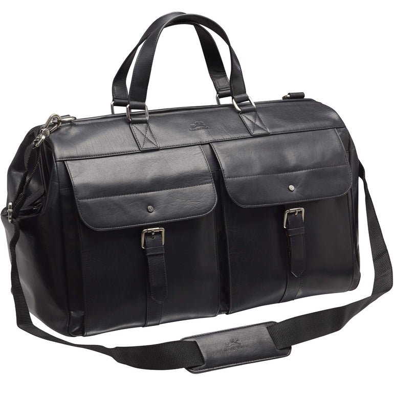 Mancini Duffles Mancini Buffalo Dowel Rod Duffle Bag for Carry-On Travel