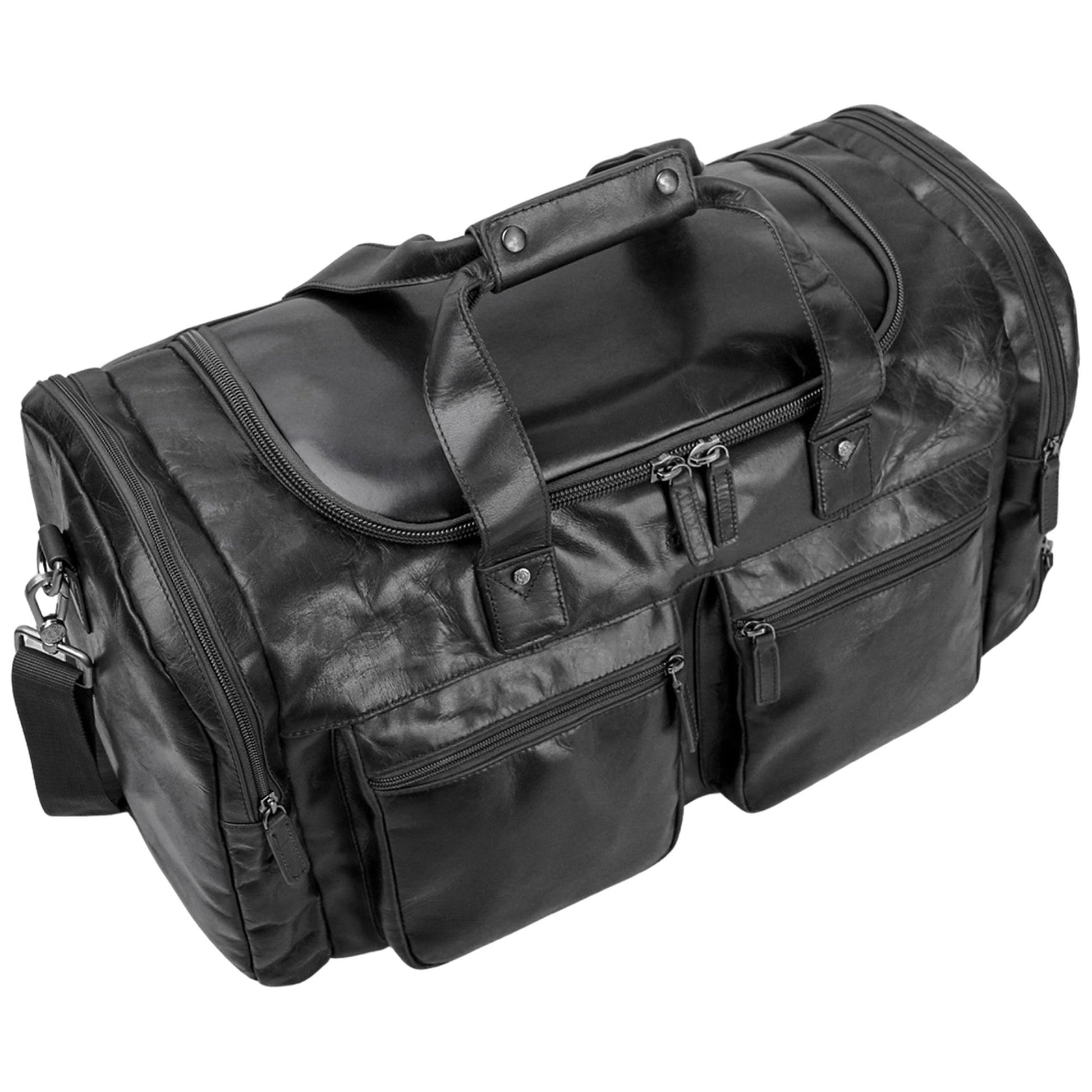 Mancini Duffles Mancini Buffalo Large Duffle Bag