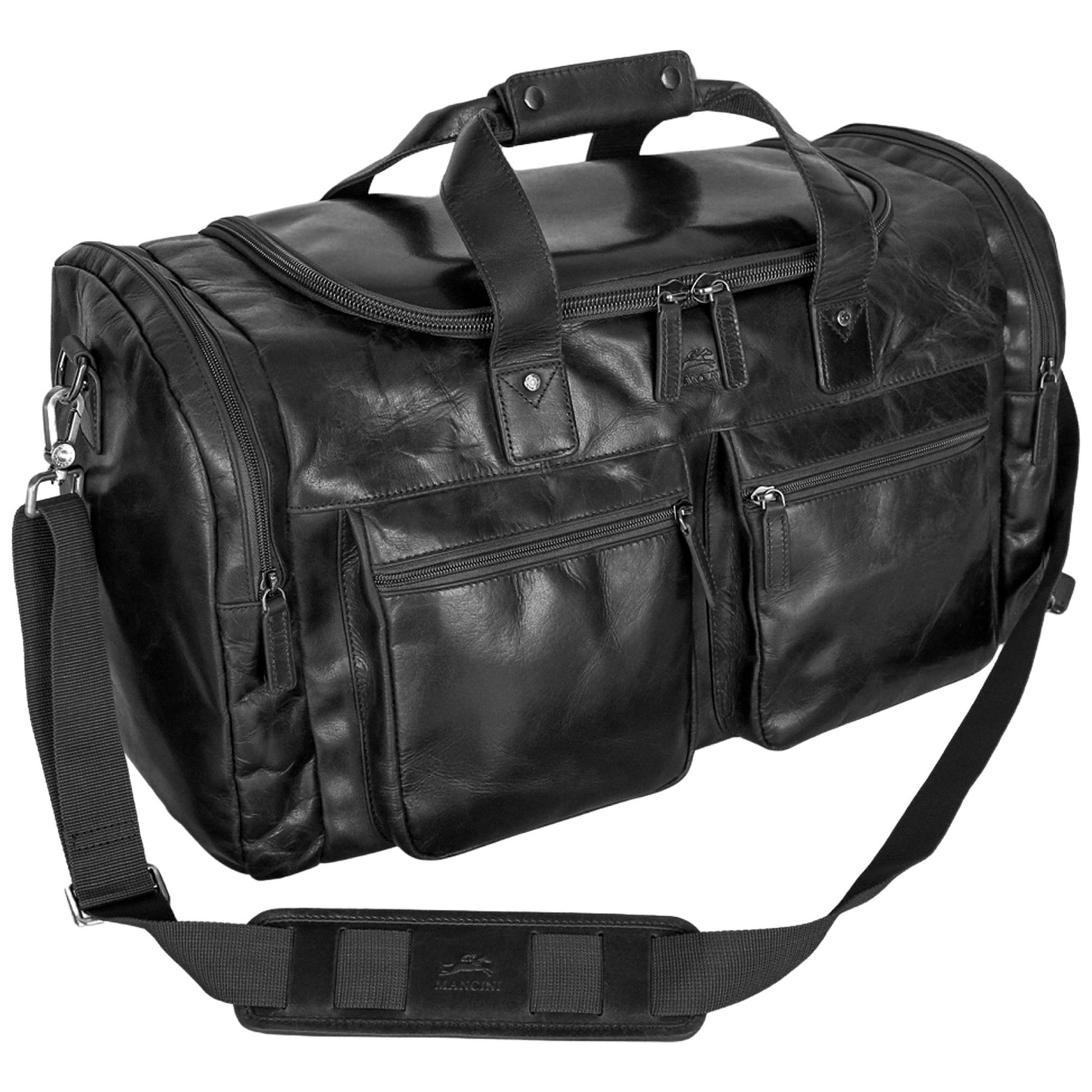 Mancini Duffles Mancini Buffalo Large Duffle Bag