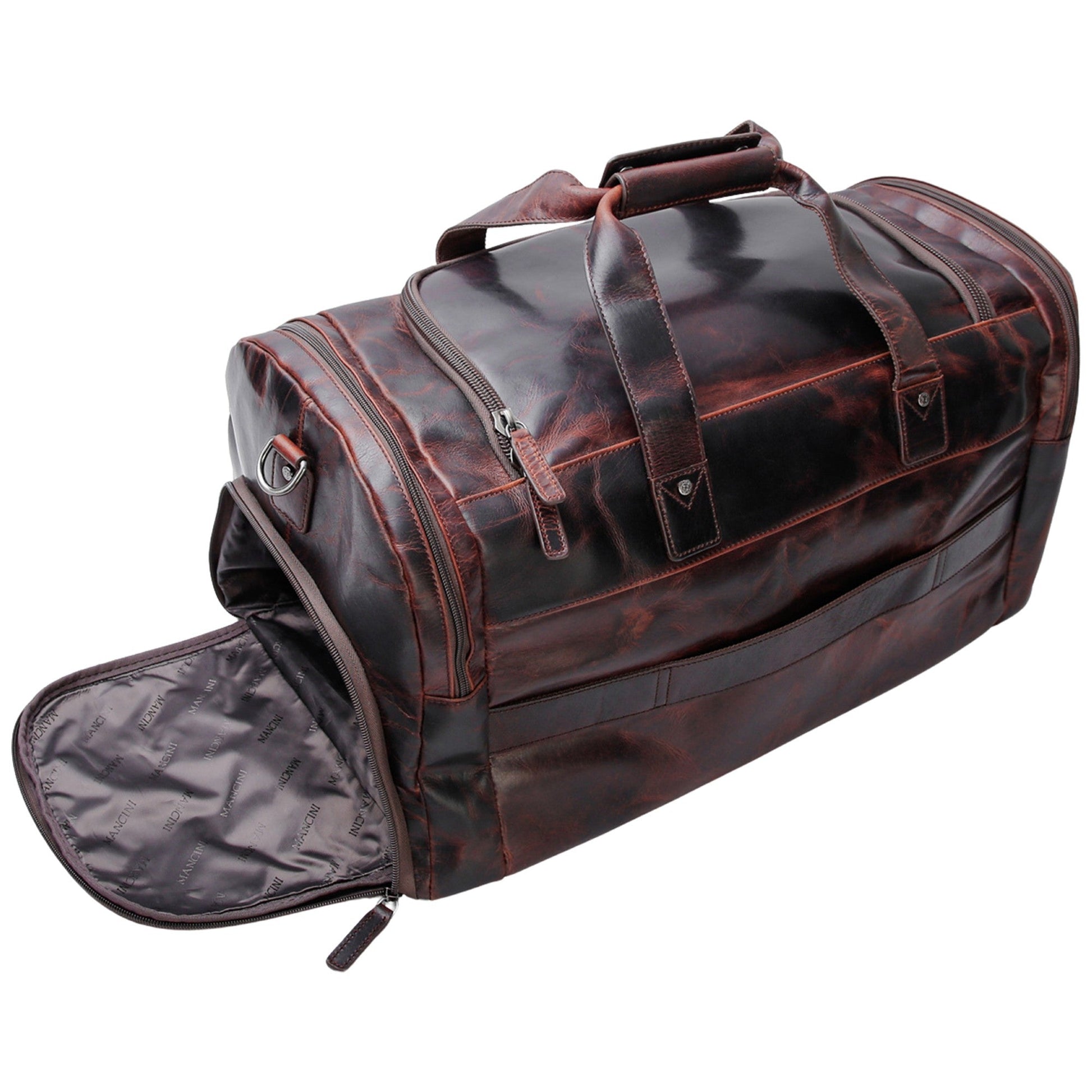Mancini Duffles Mancini Buffalo Large Duffle Bag