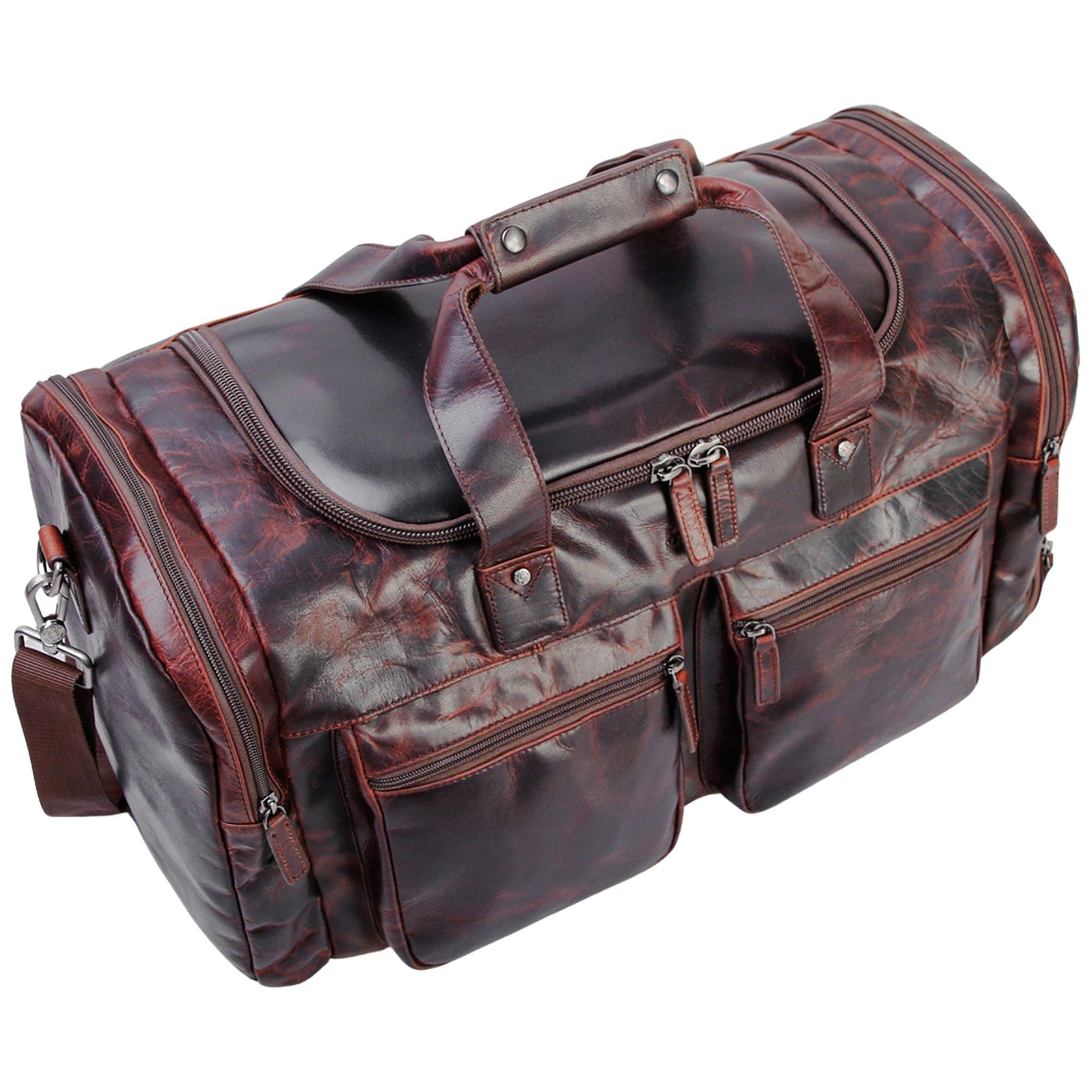 Mancini Duffles Mancini Buffalo Large Duffle Bag