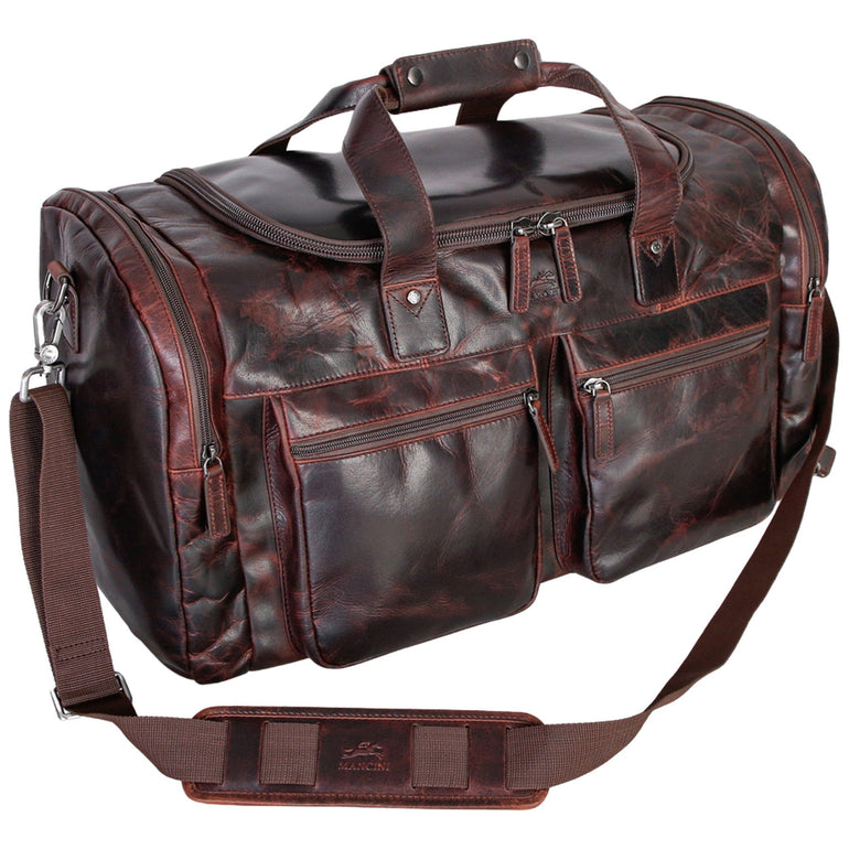 Mancini Duffles Mancini Buffalo Large Duffle Bag