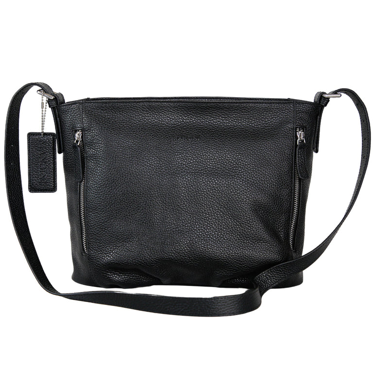 Mancini Handbags Black Mancini Mila Hobo Style Handbag
