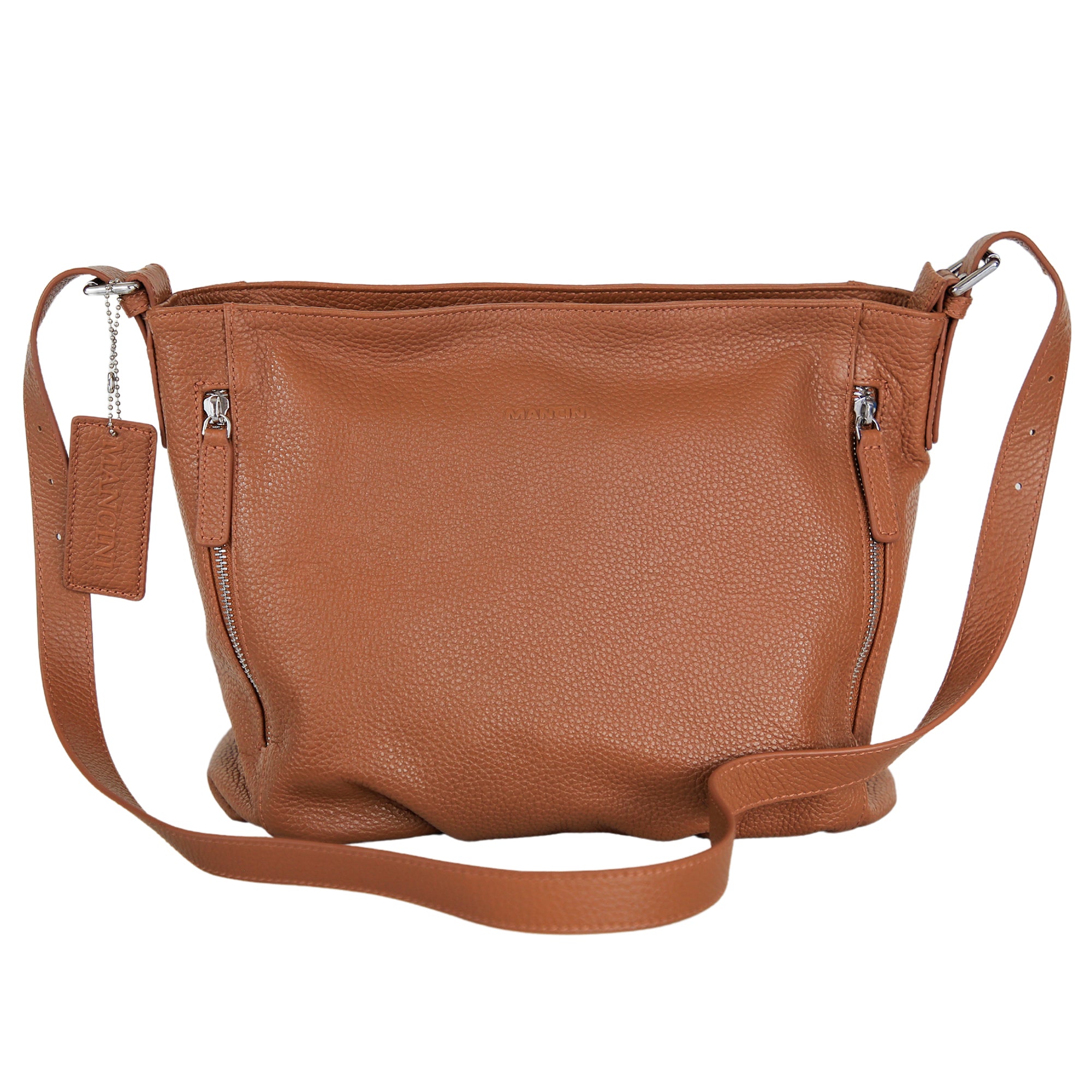 Mancini Handbags Camel Mancini Mila Hobo Style Handbag