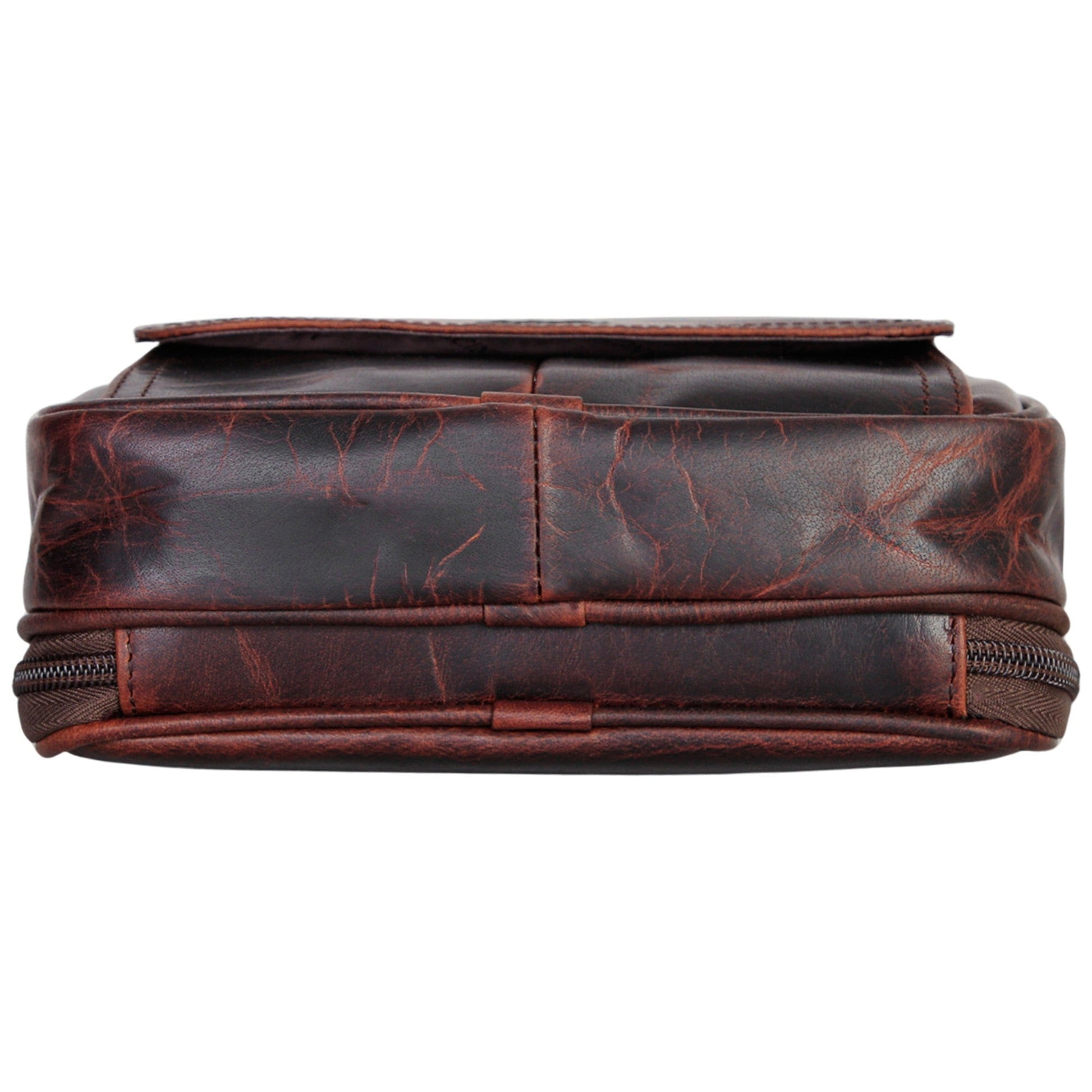 Mancini Handbags Mancini Buffalo Unisex Bag with Zippered Organizer Pocket