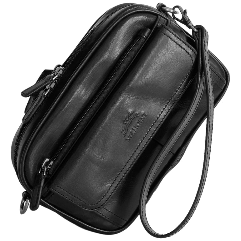 Mancini Handbags Mancini Buffalo Unisex Bag with Zippered Organizer Pocket