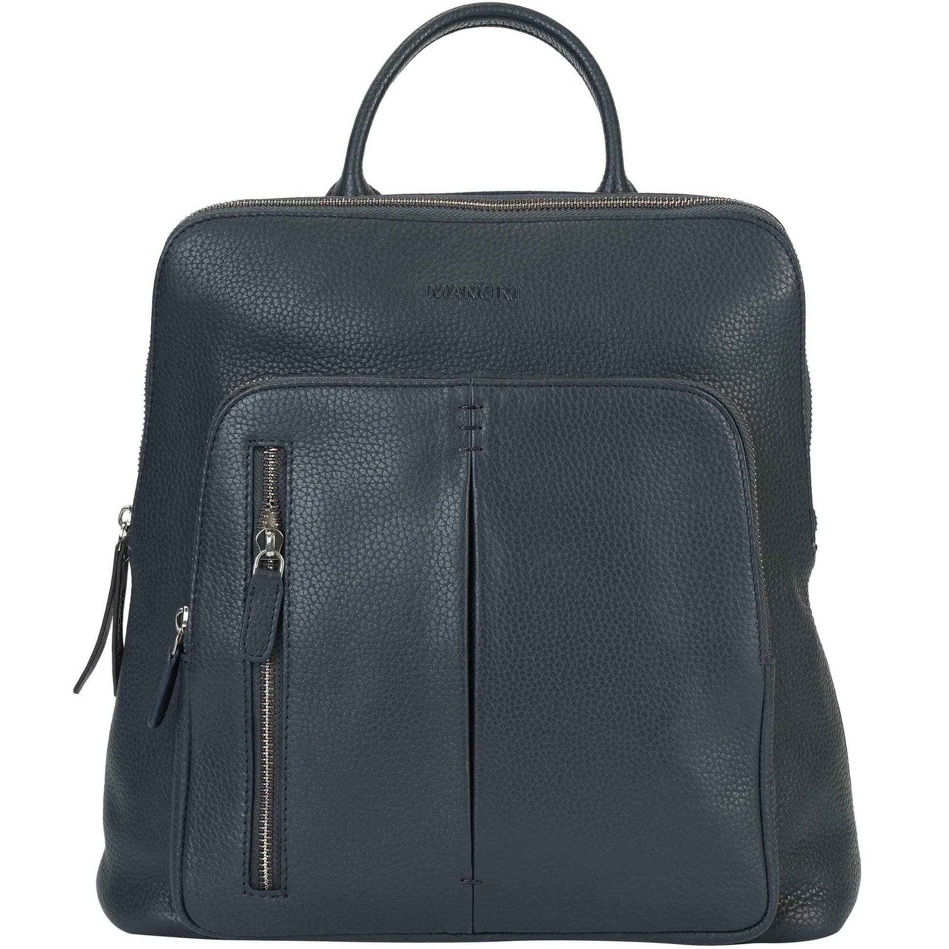 Mancini Handbags Mancini Pebbled Brigette Leather Backpack