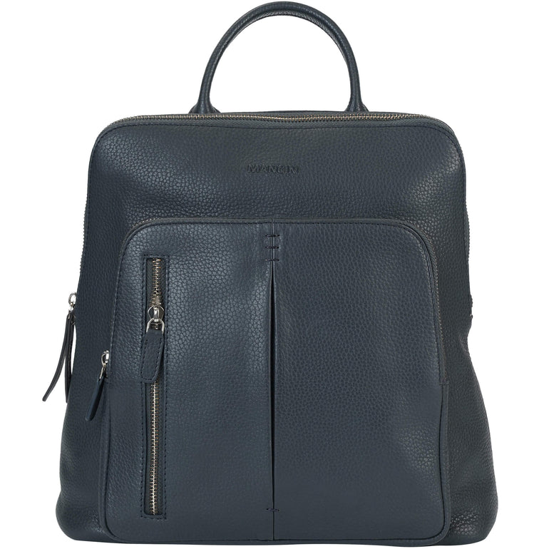 Mancini Handbags Mancini Pebbled Brigette Leather Backpack