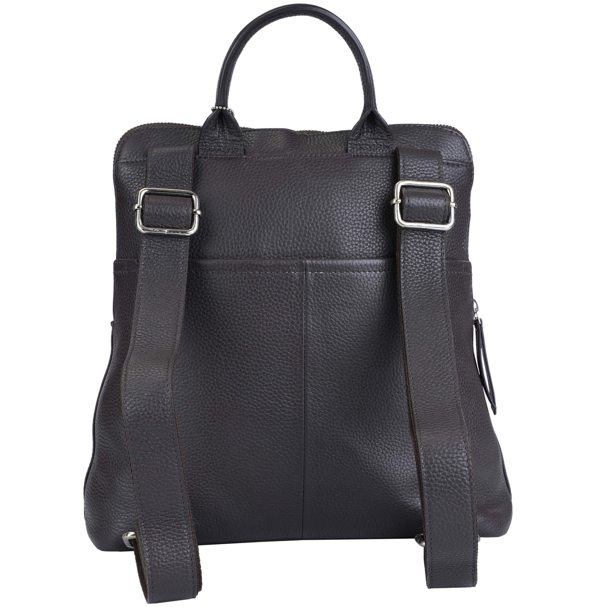 Mancini Handbags Mancini Pebbled Brigette Leather Backpack