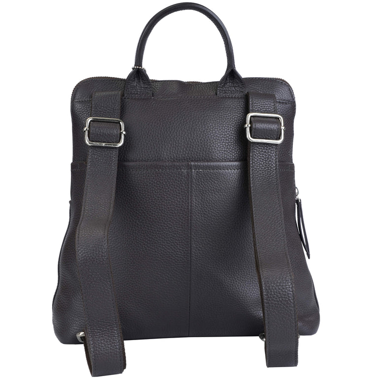 Mancini Handbags Mancini Pebbled Brigette Leather Backpack