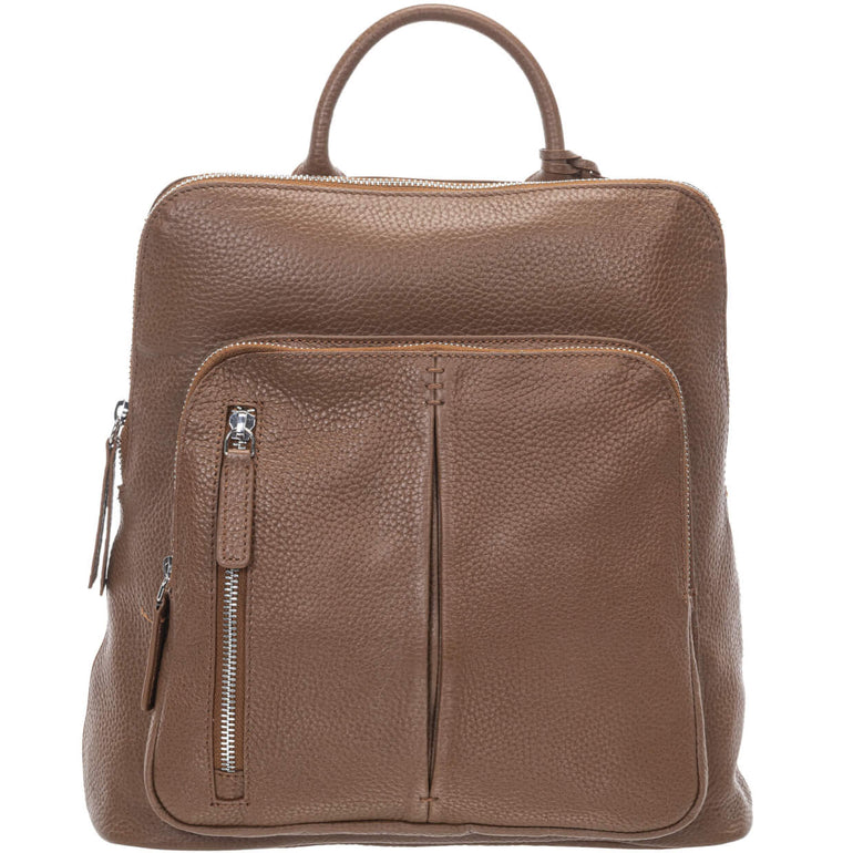 Mancini Handbags Mancini Pebbled Brigette Leather Backpack