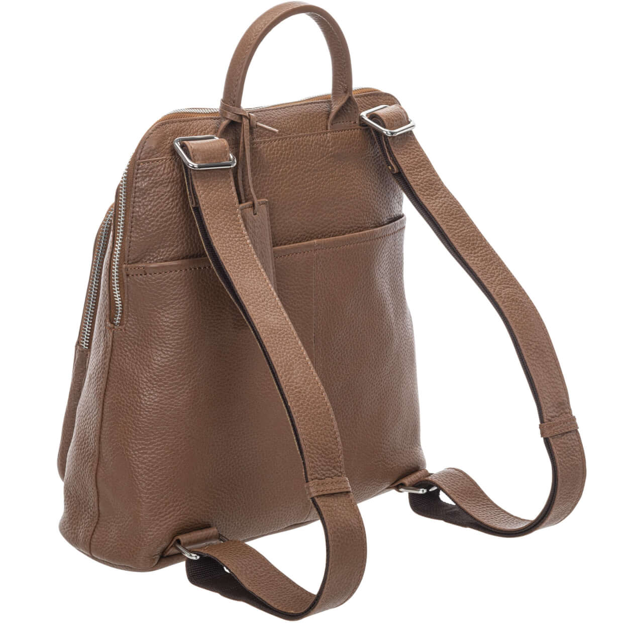 Mancini Handbags Mancini Pebbled Brigette Leather Backpack